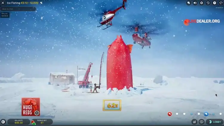So läuft das Gameplay im Arctic Live Casino